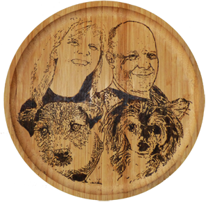 Houtbranden Bord Jo & Max